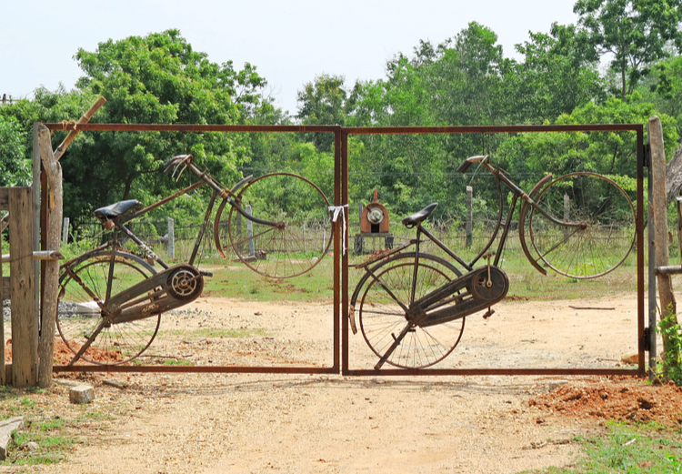 Bike Gate in Auroville