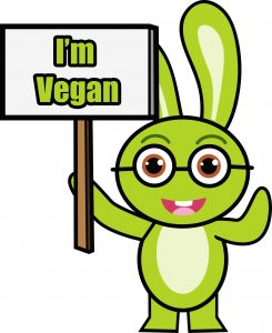 Let your hosts know you are vegan